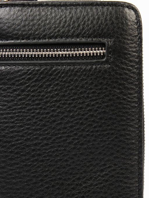 LACCOMA клатч 162-49-черный натуральная кожа