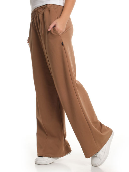 Брюки для девочки со строчкой 22-1565 шоколад - Mini maxi фото 26