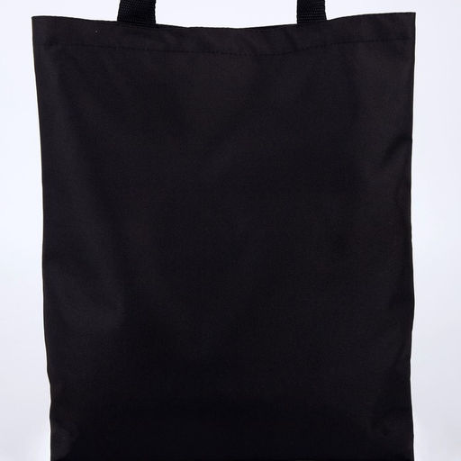 Сумка-шопер без молнии, без подкладки, цвет чёрный - Nazamok фото 4