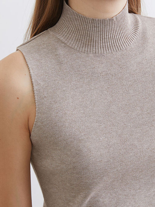 Yar?m Bal?k?? Yaka Kad?n Triko S?veter