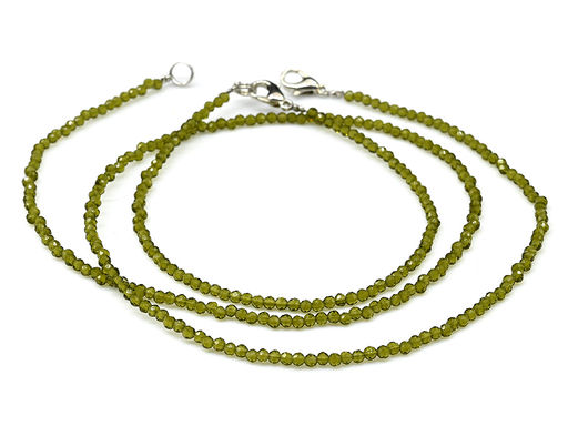 Чокер и браслет из шпинели шарик гр.2мм цв.синий яркий, 45см; 17см - Радуга камня фото 8