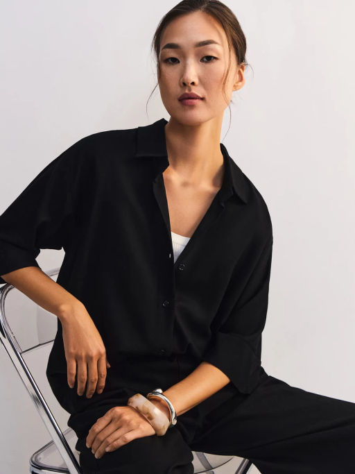 Льняная блуза свободного кроя ZR2605012001-50 / Zarina