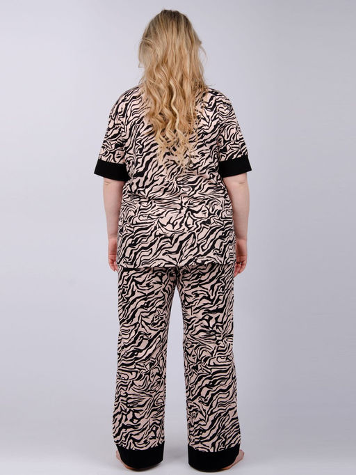 Пижама "Лара 2" зебра, трикотаж