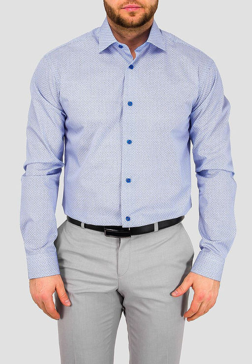 Сорочка мужская длинный рукав GREG 123/131/4702/Z/1*_GB  фото 7