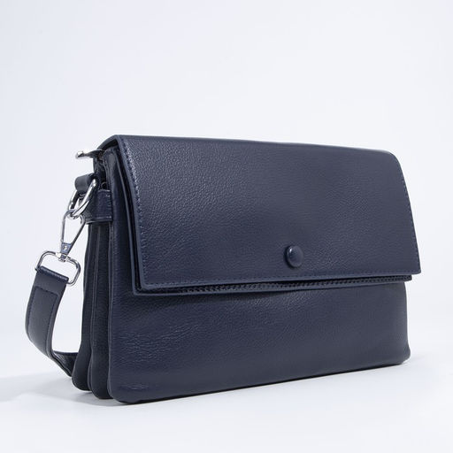 Сумка-мессенджер на молнии, цвет синий - Simaland фото 3