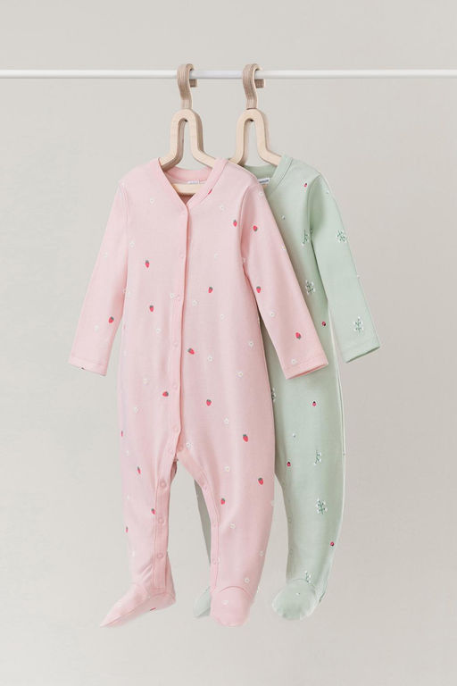 К 6025-2уп/клубничный мусс,ландыши комбинезон (слип) яс