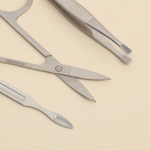 Набор маникюрный NICE DAY, 6 предметов, в футляре, цвет розовый - Queen fair фото 5