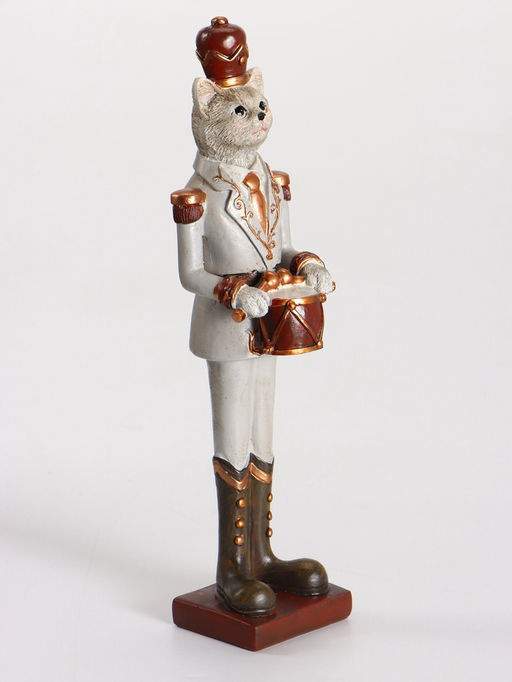 Фигурка «Кот с барабаном», 6.5×6×27 см