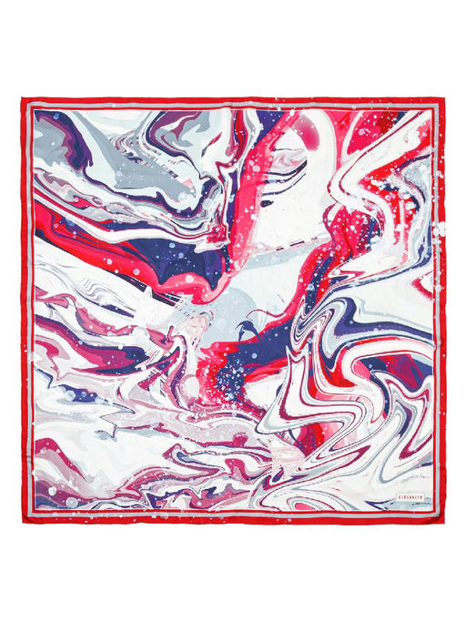 Платок жен. шелк 105х105 E04-8375-07 - Eleganzza фото 4