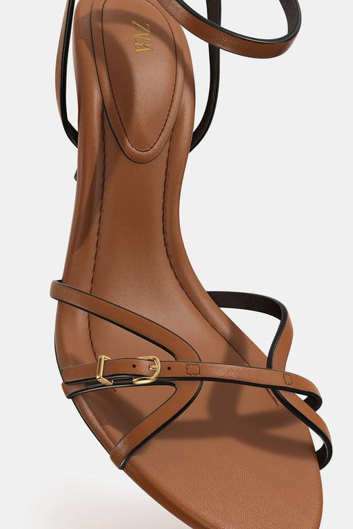 STRAPPY HEELED SANDALS - Zara фото 6