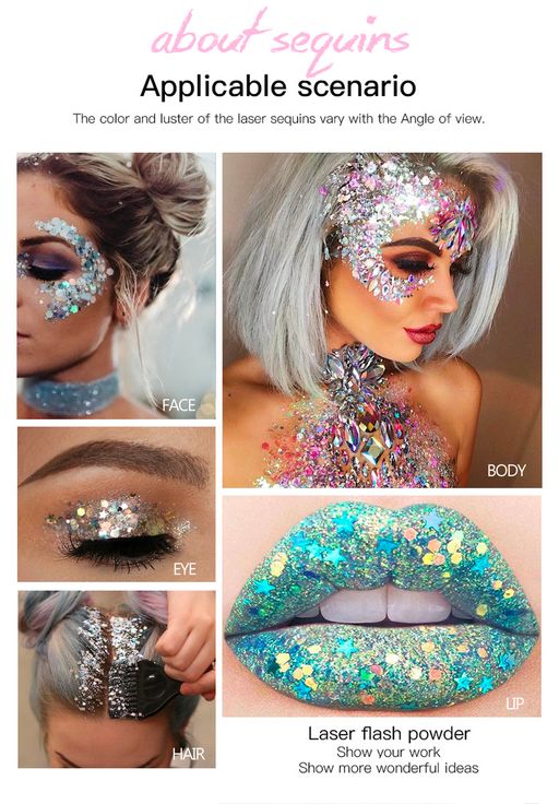 Глиттер для лица, тела и волос 06 - Handaiyan фото 2