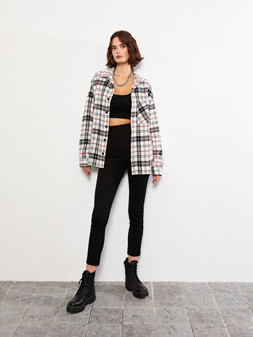 Kad?n Dar Fit D?z Pantolon