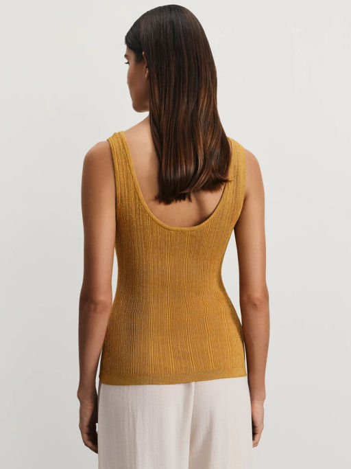 Майка из вискозы с люрексом / Zarina  фото 5