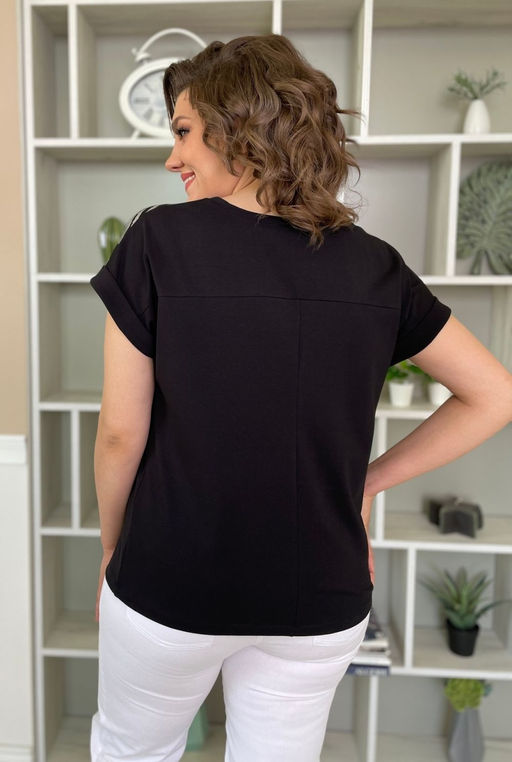 Футболка Rumoda 2135 черный/короткий рукав  фото 8