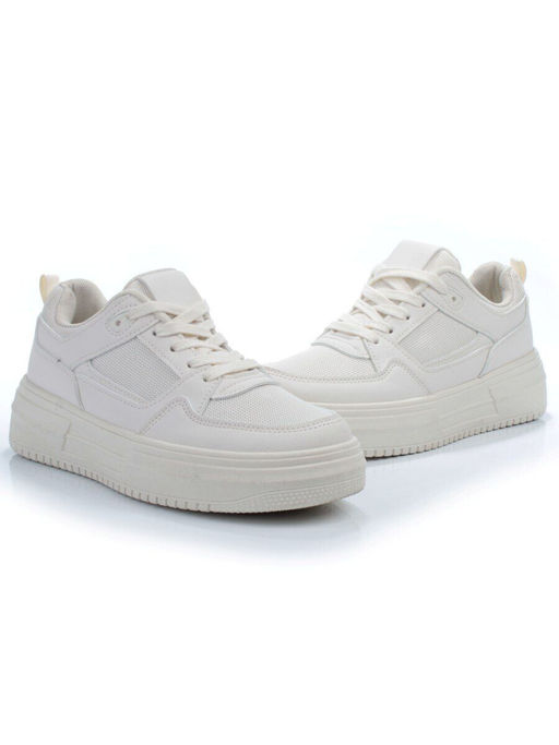 05-6180-61 BEIGE Кроссовки женские (искусственные материалы) - No name фото 10