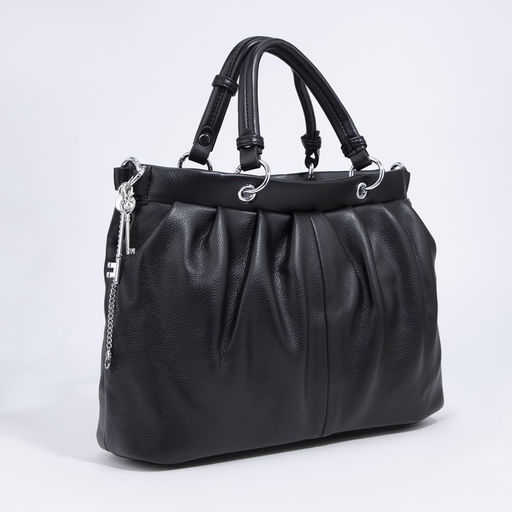 Сумка-тоут на молнии, цвет чёрный - Simaland фото 3