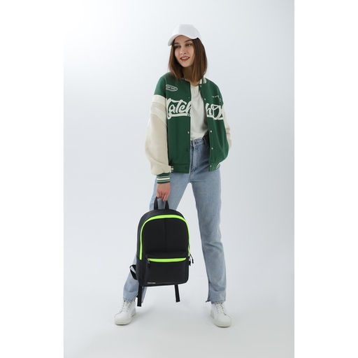 Рюкзак женский из искусственной кожи TEXTURA, цвет чёрный  фото 5