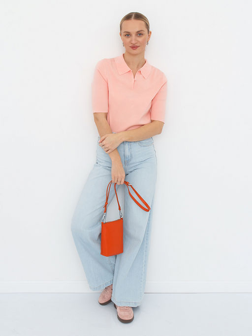 Сумка 98511 orange Velina Fabbiana-Safenta