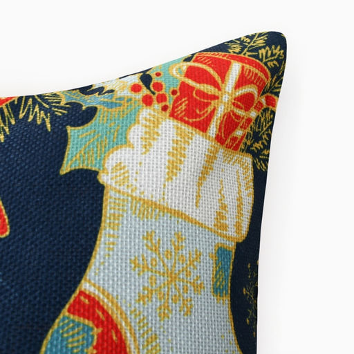 Наволочка декоративная новогодняя Этель. Новый год 43?43 см, велюр