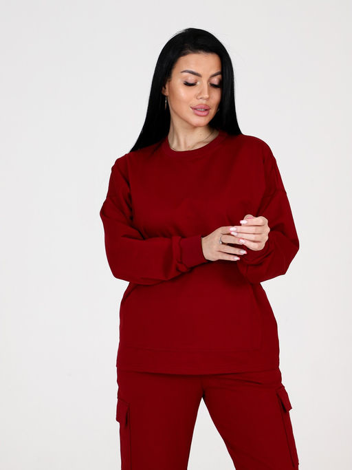 СК-2304 ЖЕНСКИЙ СПОРТИВНЫЙ КОСТЮМ (Бордо) - А-дина фото 6