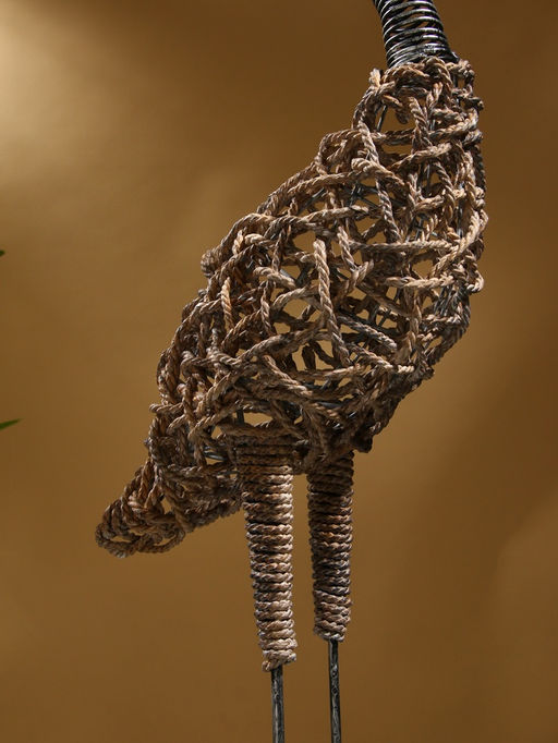 Сувенир плетёный «Цапля», 30×16×125 см