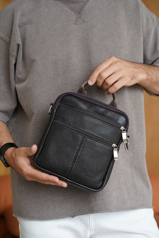 Сумка мужская Ц-293/1.1 темно-коричневый - Protege фото 4