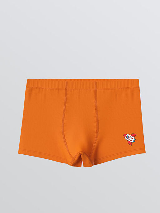 Bask?l? Erkek ?ocuk Boxer