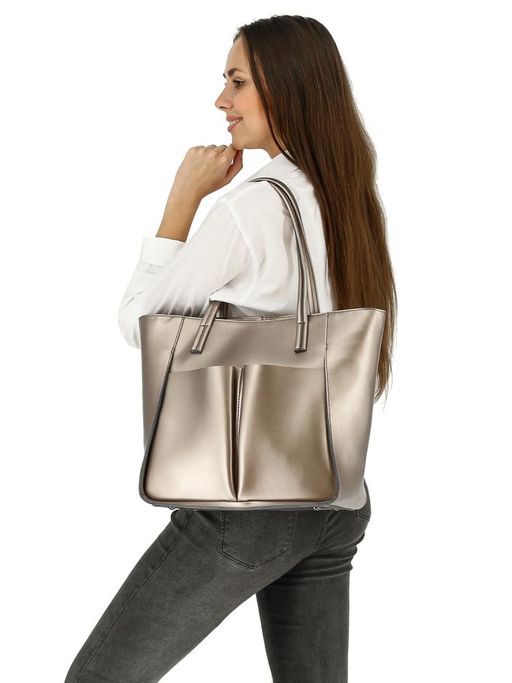 Женская сумка Mironpan арт.71226 Темное серебро