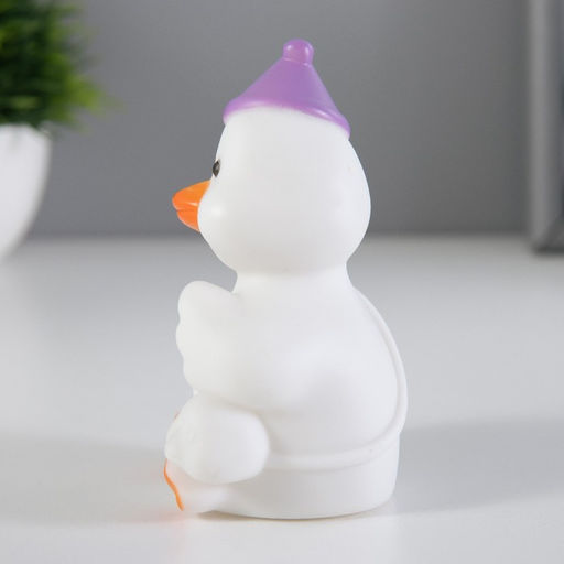Фигурка светящаяся RISALUX «Утя», LED-ночник, 1 Вт, 3×LR44, белый, 8×4.4×12 см