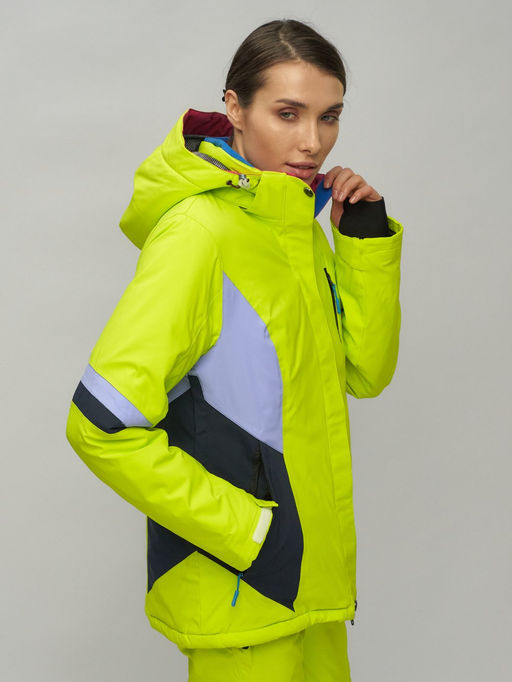 Горнолыжный костюм женский салатового цвета 02201Sl - Chunmai фото 11