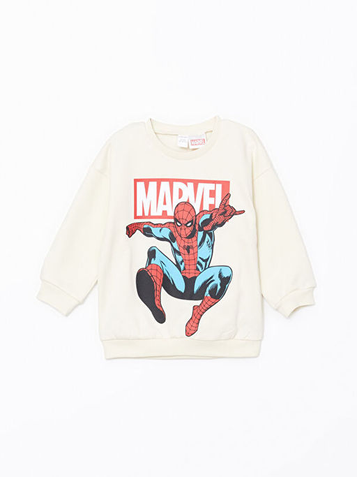 Spider-Man Bask?l? Erkek ?ocuk Sweatshirt 2li