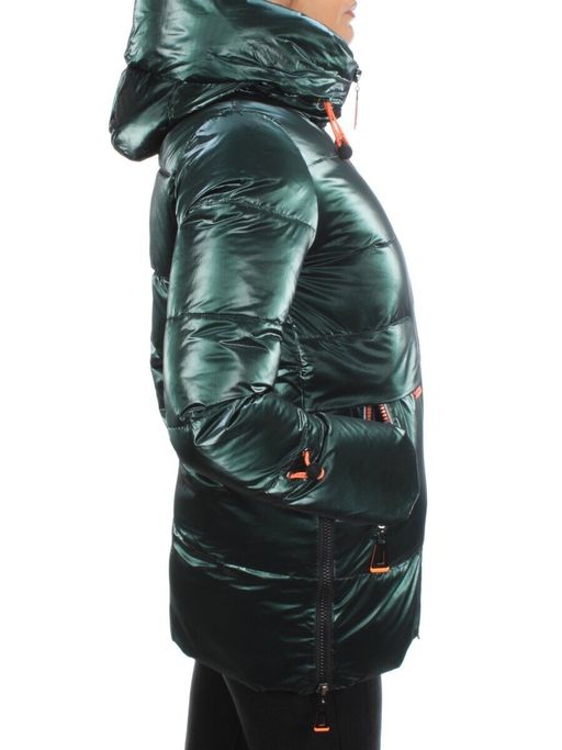 8018 DK. GREEN Пальто женское зимнее JARIUS (200 гр. холлофайбера) - Fashion фото 4