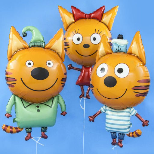 Воздушный шар фольгированный 48&apos;&apos; «Три Кота. Компот», фигура