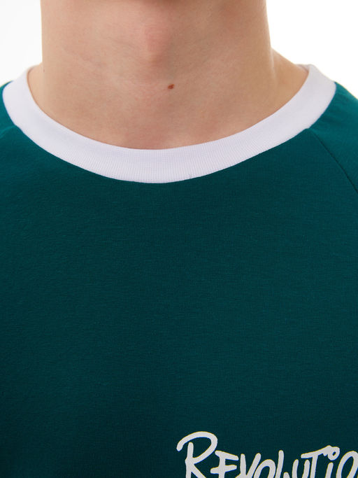 Футболка темный изумруд 231161404а - Nota bene фото 8