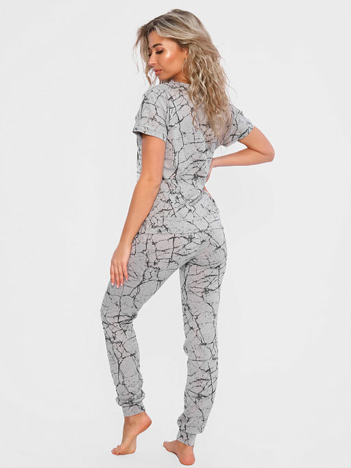 Костюм с брюками ВИКТОРИЯ (серый №3/1) - Ивановская трикотажная компания фото 3