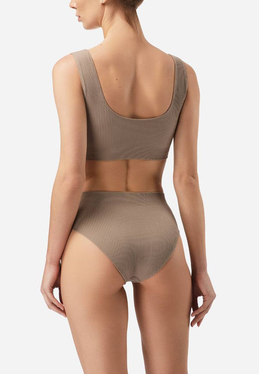 TEKSA WHB 001 Трусы женские высокая талия wood