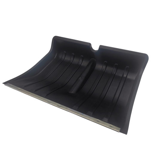 Лопата снеговая №3 п/эт. черная, с оцинк.накл., без черенка, d тулейки 32мм, 500х390мм.