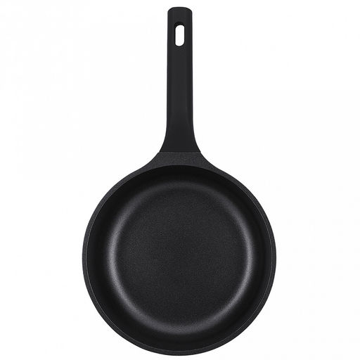 Сковорода с антипригарным покрытием Moderno д24см, h8см, s1,8мм, дно s5мм, литой алюминий, бакелитовая ручка с покрытием soft-touch, Regent (Китай) Подходит для всех видов плит, включая индукционную. - Домашняя мода фото 3