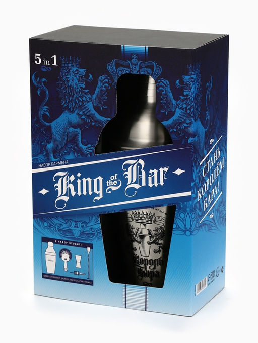 Набор для приготовления коктейлей Король бара: 5 предметов - Дорого внимание фото 9