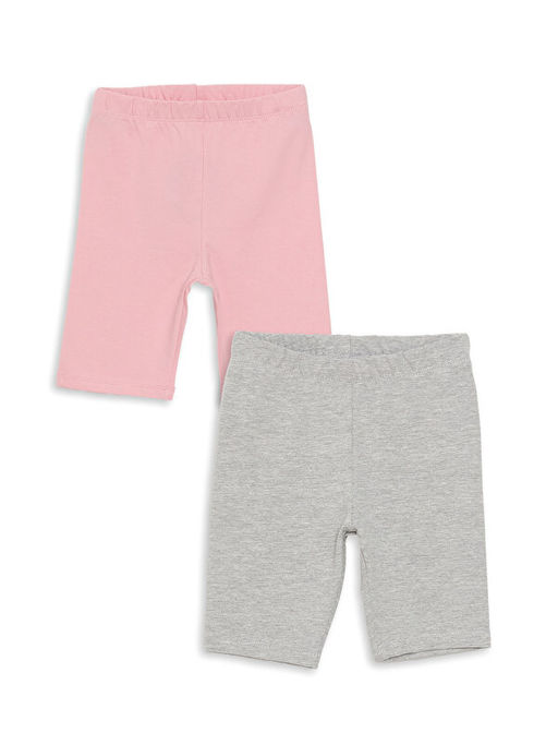 Beli Lastikli Basic K?z Bebek K?sa Tayt