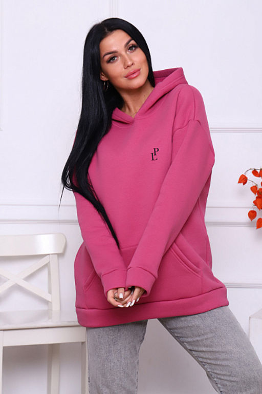 Толстовка с капюшоном, футер с начесом 3-х нитка (878-3) - Плиона фото 29