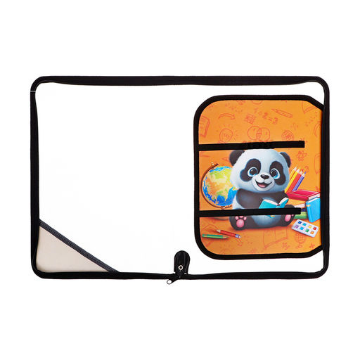 Папка для труда, А4, пластиковая, 23×32.5×2.5 см «Панда»