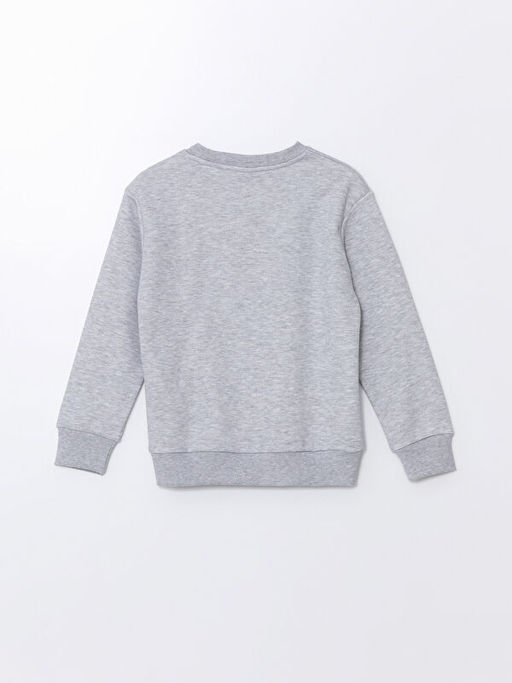 Bisiklet Yaka Uzun Kollu Erkek ?ocuk Sweatshirt - Waikiki фото 3