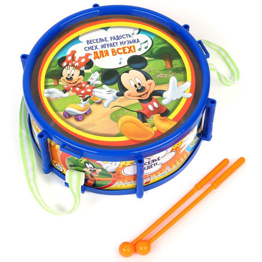 Барабан детский Весёлые ноты, Микки Маус и друзья, МИКС - Disney фото 7