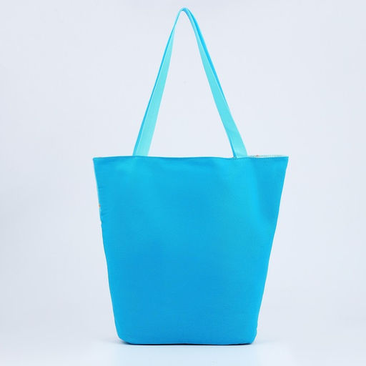 Сумка женская пляжная Feel the wave, 39х32 см, голубая - Nazamok фото 11