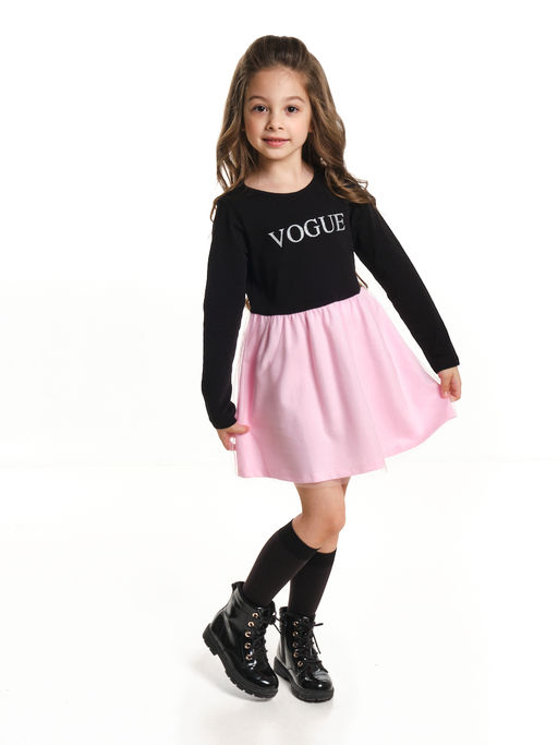 Платье UD 6366 чер/розов - Mini maxi фото 2