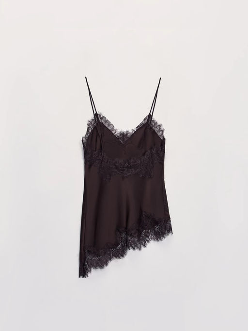 Асимметричный топ с кружевом / Zarina  фото 10