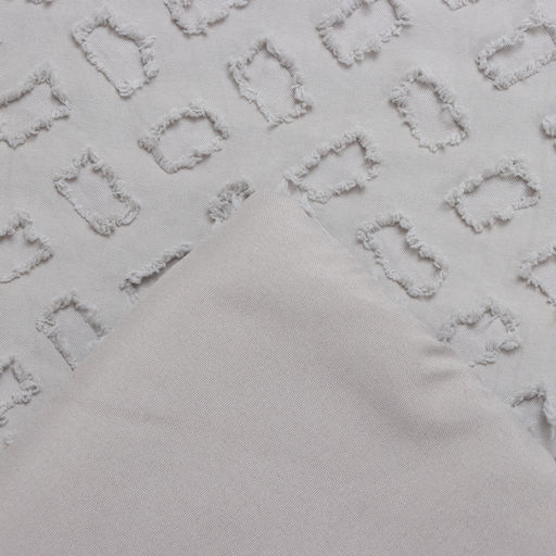 Покрывало евро LoveLife «Tufting: Квадрат», 240×230±5 см, микрофайбер, серое