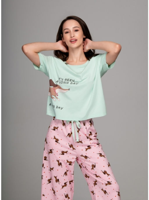 Домашняя пижама Индефини (Арт.554000-3021TBC) - Indefini фото 4