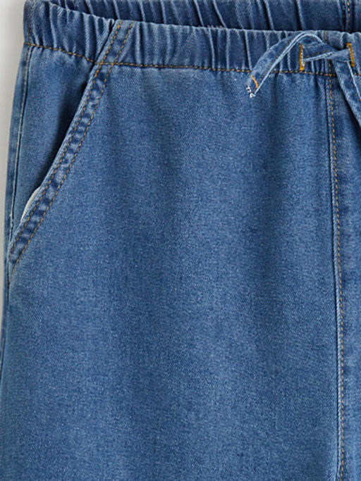 Wideleg K?z ?ocuk Jean Pantolon